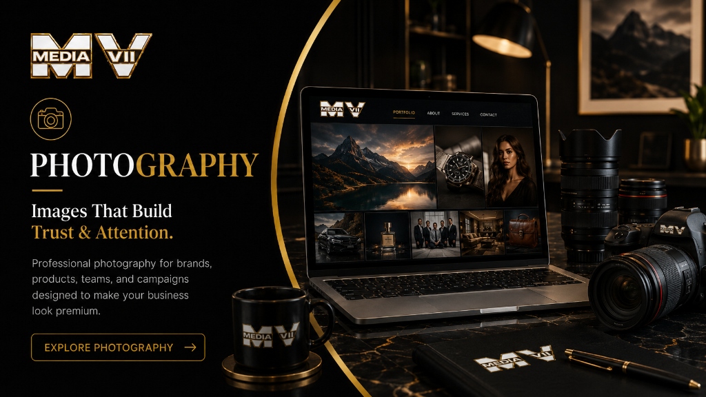 Tampa Business Photography MEDIA VII service ad